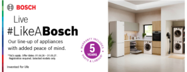 Bosch 5 year Warranty